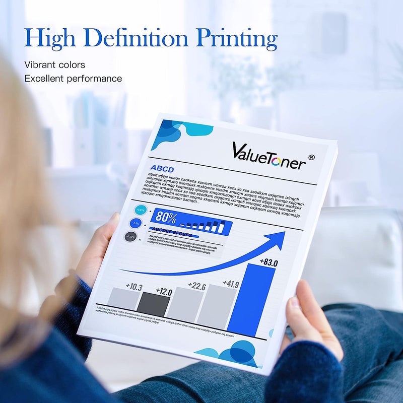 Valuetoner خراطيش حبر Valuetoner 950XL و 951XL 8-Pack بديل لخراطيش حبر HP 950 951 مجموعة حزمة للاستخدام مع Officejet Pro 8600 8610 8620 8100 8615 8625 8630 8660 (2 أسود 2 سماوي 2 أرجواني 2 أصفر) - Image 4